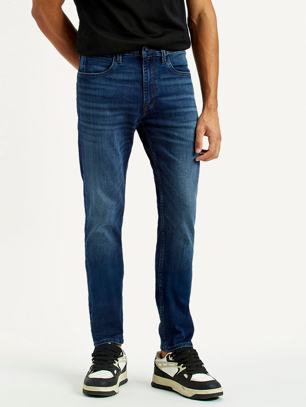 Men's Redloop 512 Indigo Slim Tapered Fit Mid Rise Jeans