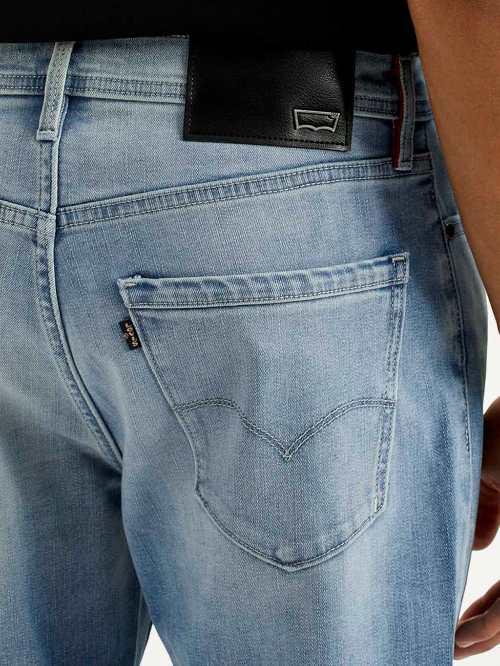 Men's Redloop 541 Light Indigo Athletic Tapered Fit Mid Rise Jeans