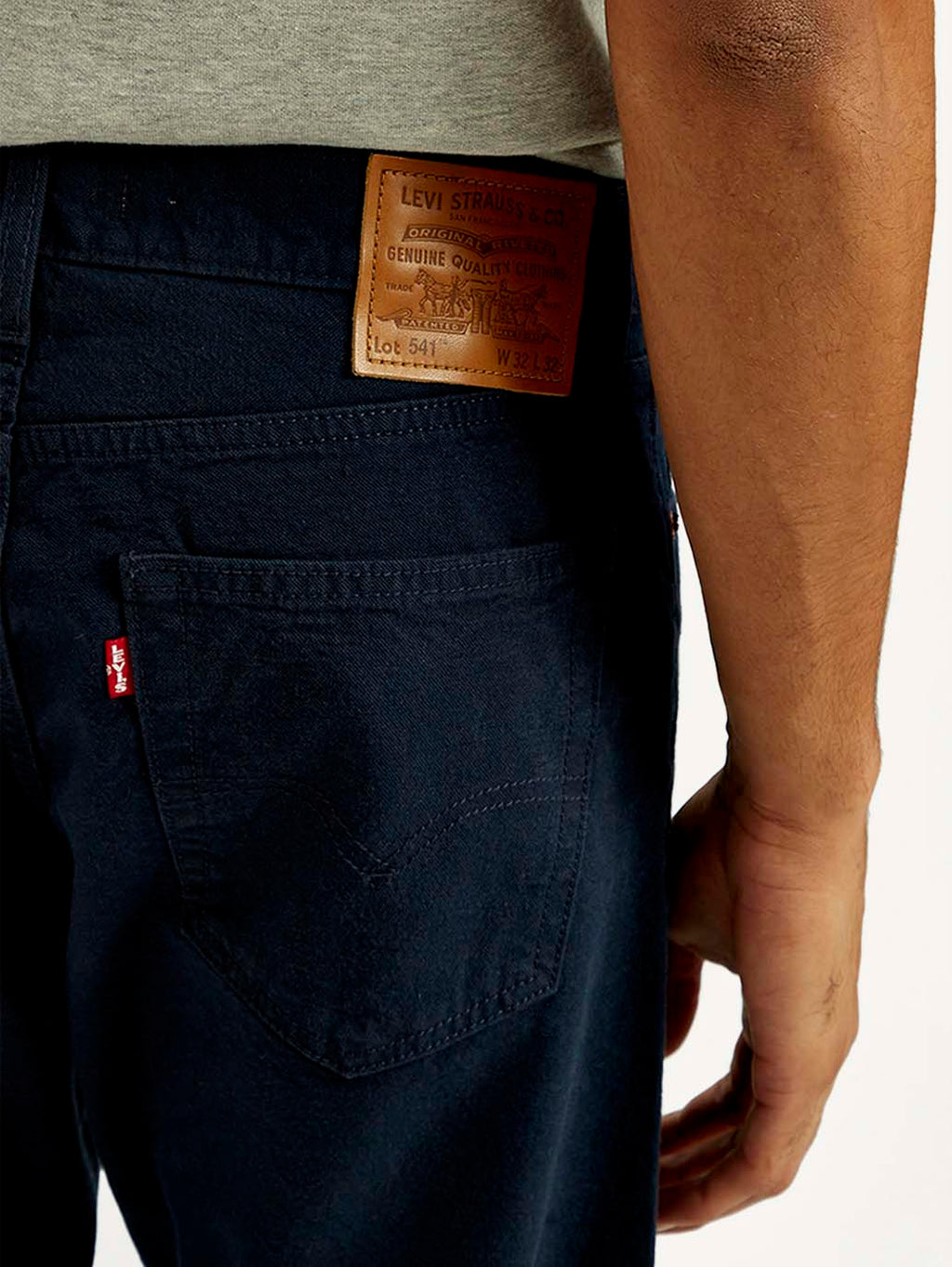 Men's Redloop 541 Blue Athletic Tapered Fit Mid Rise Selvedge Jeans