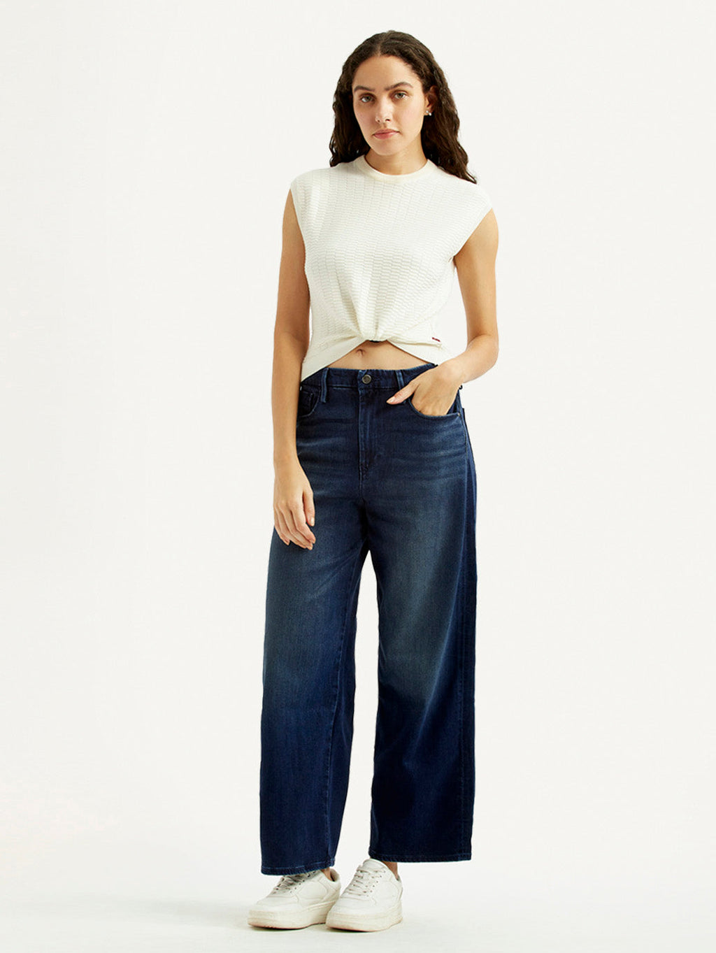 Women's Redloop Mile High Wide Leg Fit High Rise Jeans