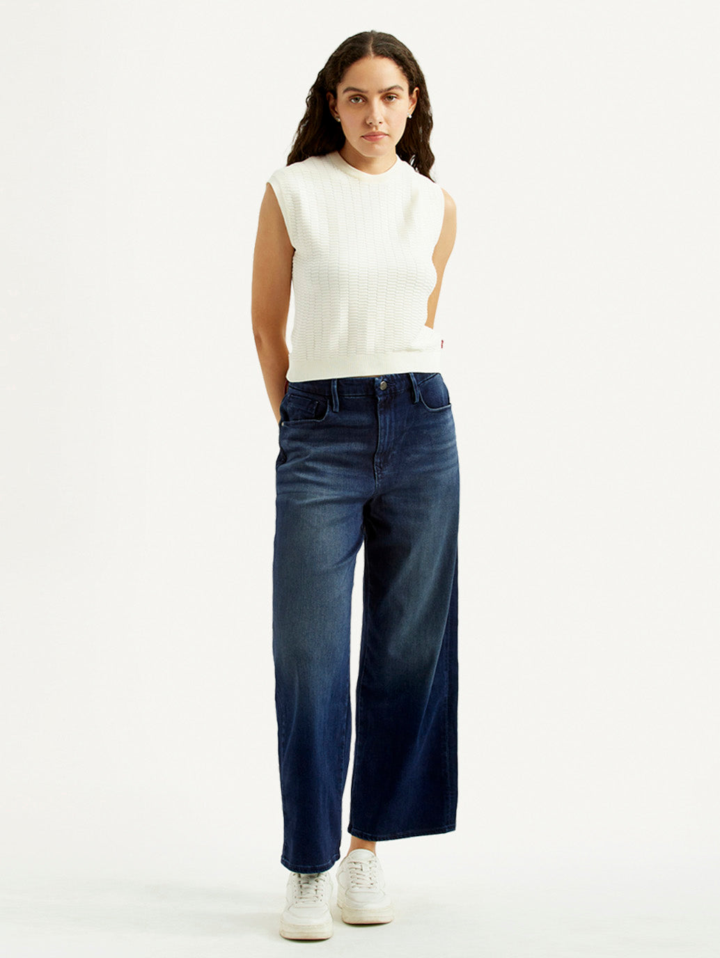 Women's Redloop Mile High Wide Leg Fit High Rise Jeans
