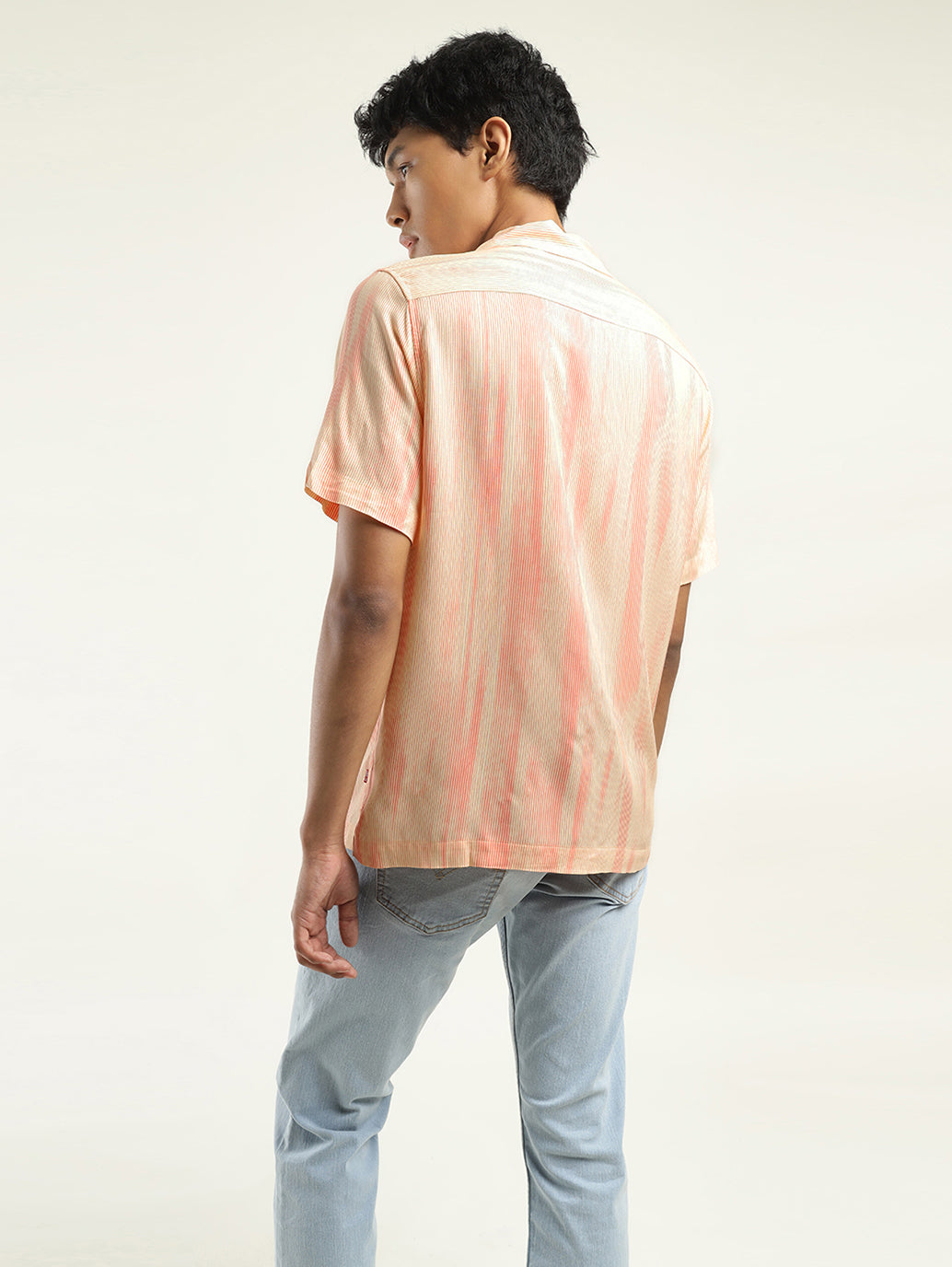 Men's Abstract Print Camp Shirt