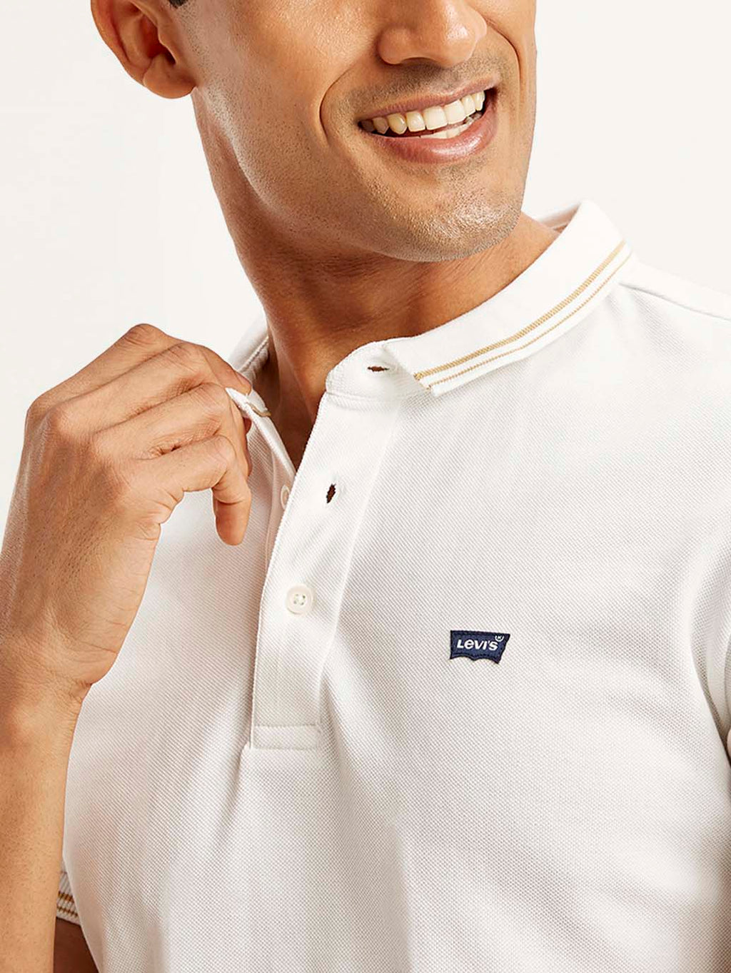 Men's Solid Slim Fit Polo T-shirt