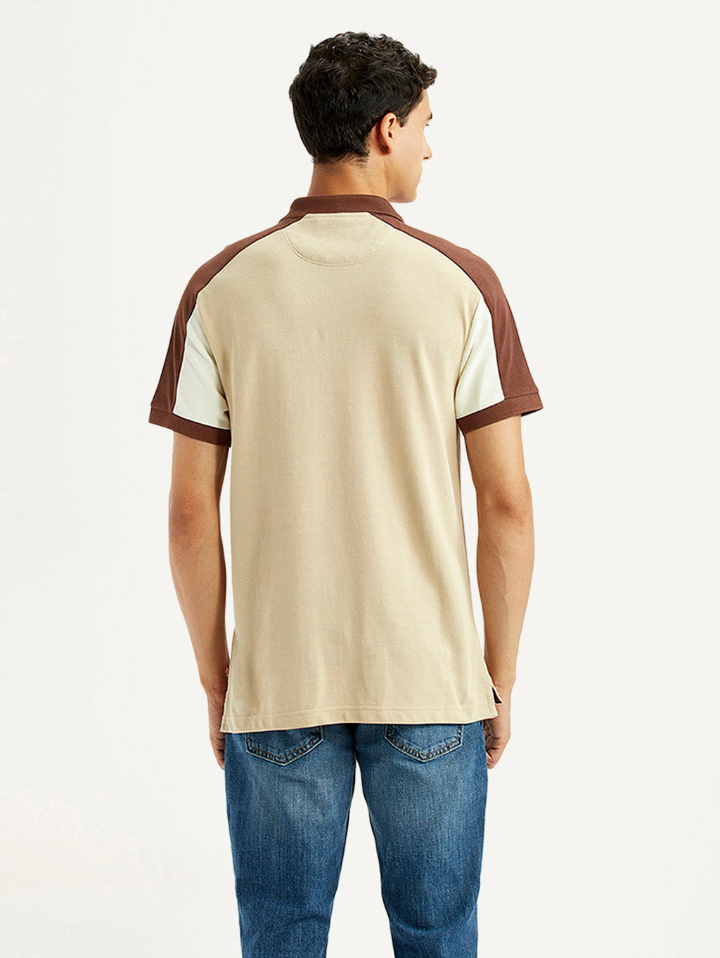Men's Colorblock Multi Color Slim Fit Polo T-shirt