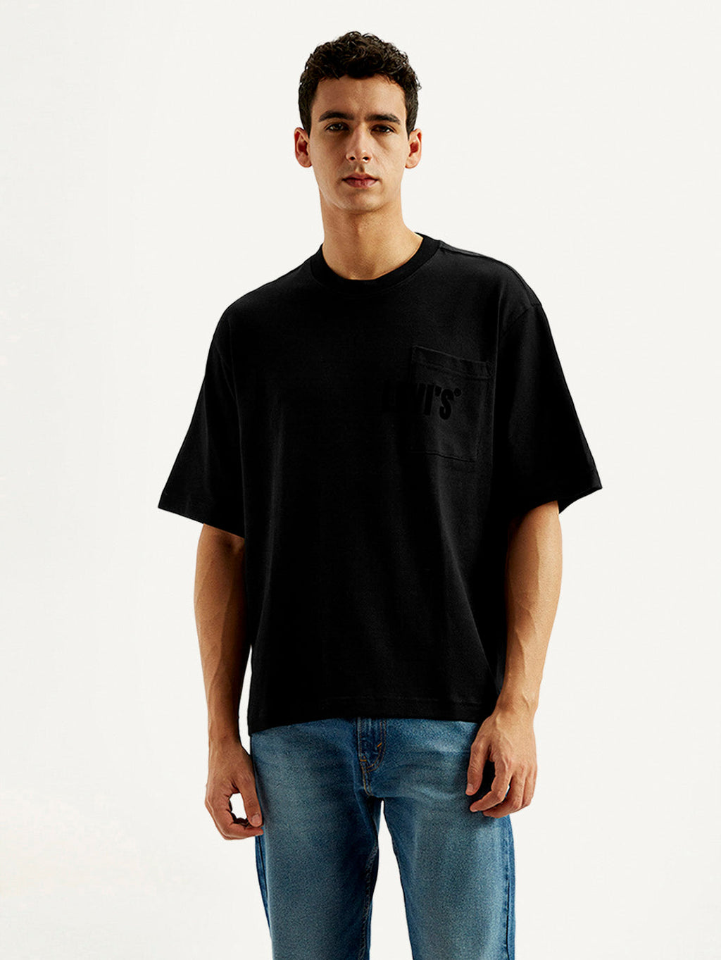 Men's Solid Loose Fit T-shirt