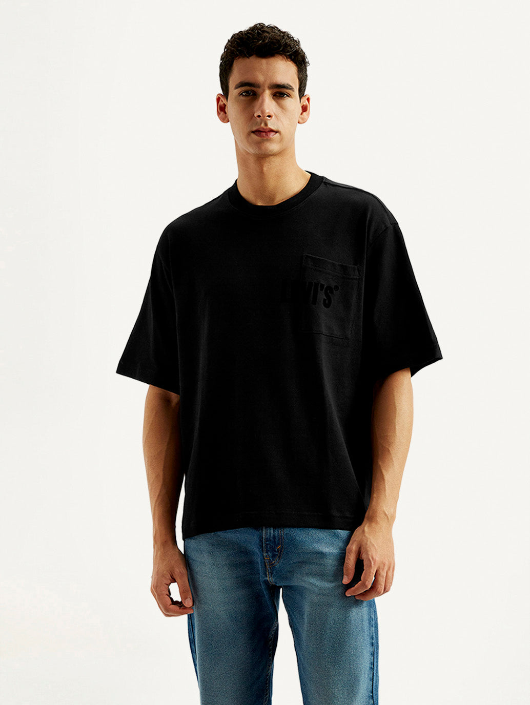 Men's Solid Loose Fit T-shirt