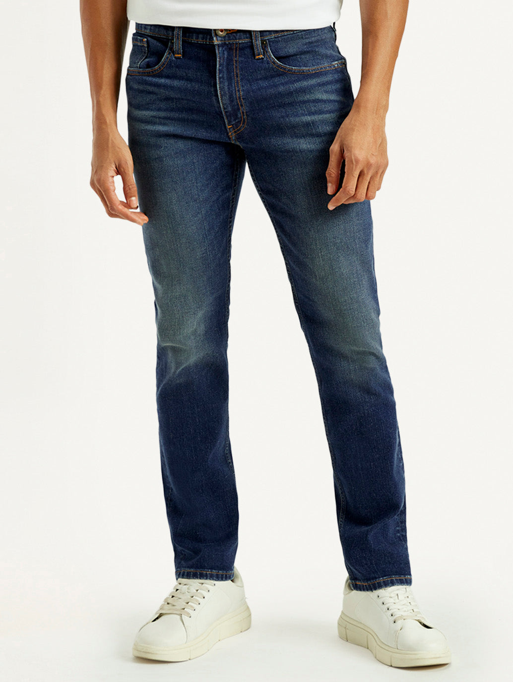 Men's Tinted 511 Med Indigo Slim Fit Mid Rise Jeans