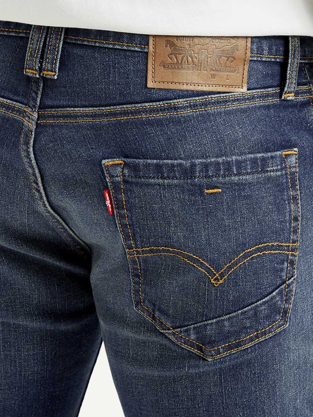 Men's Tinted 511 Med Indigo Slim Fit Mid Rise Jeans