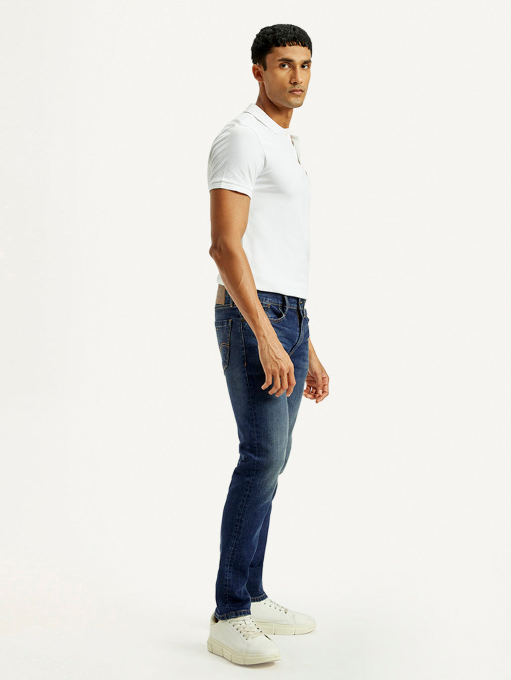 Men's Tinted 511 Med Indigo Slim Fit Mid Rise Jeans