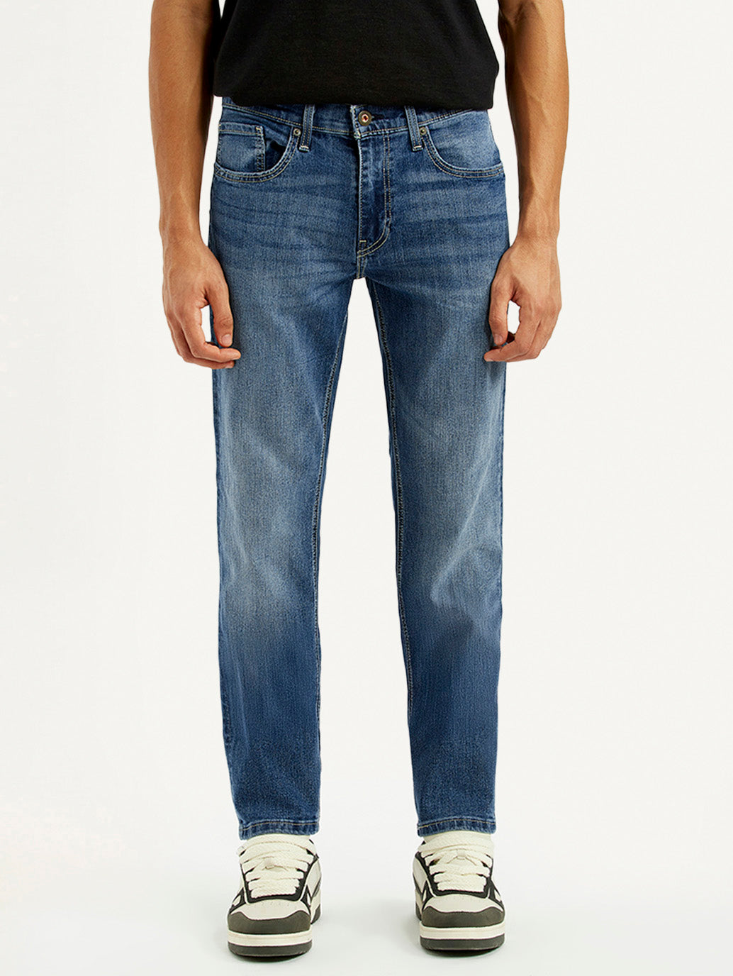 Men's 511 Blue Slim Fit Mid Rise Jeans