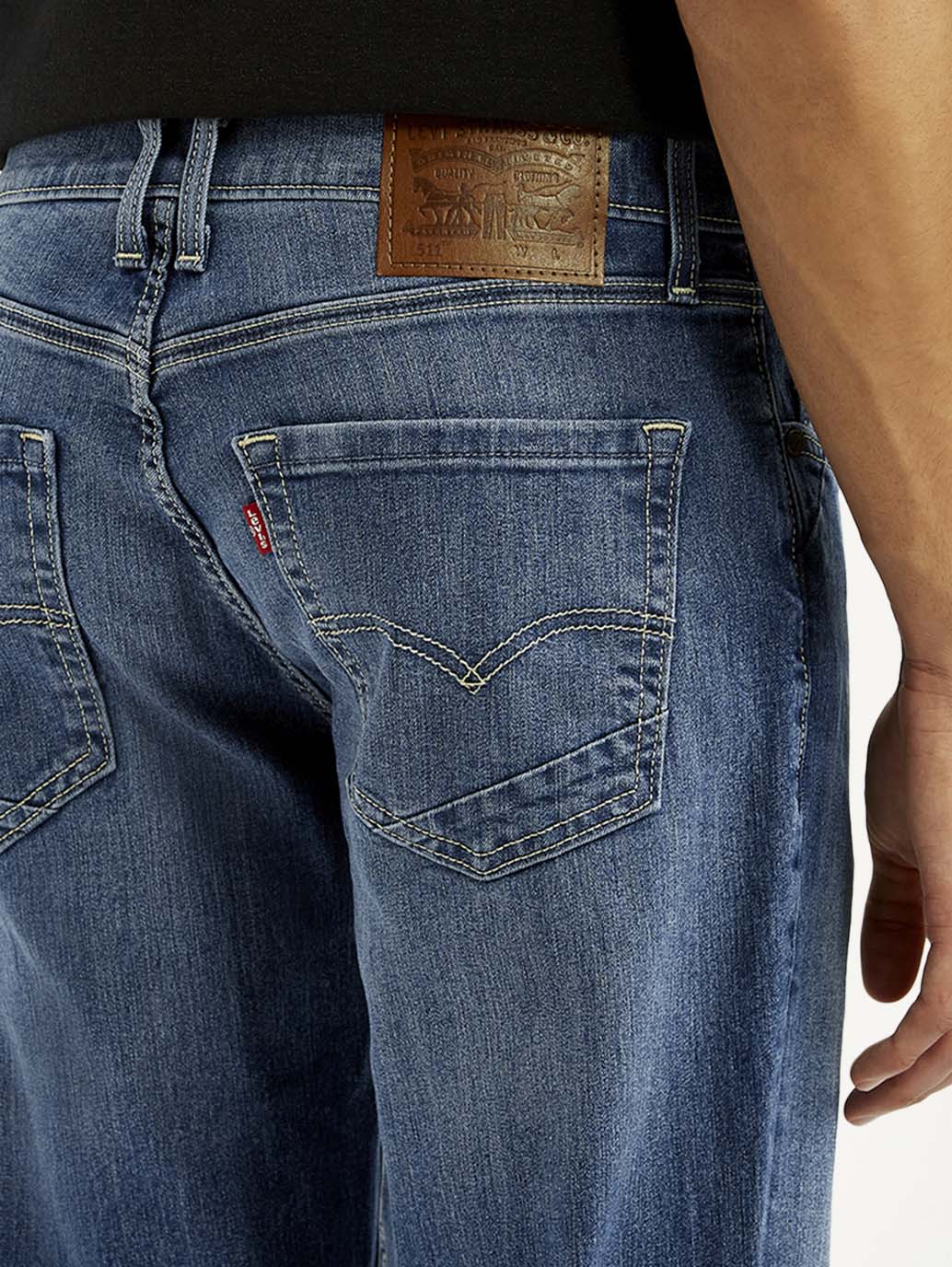 Men's 511 Blue Slim Fit Mid Rise Jeans