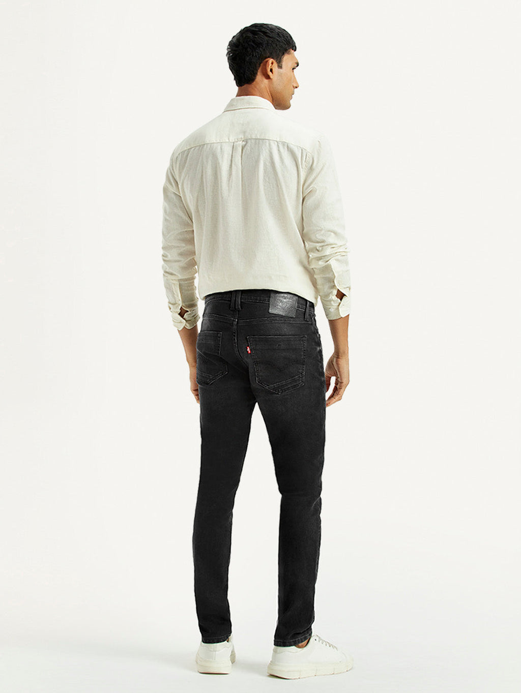 Men's 512 Black Slim Tapered Fit Mid Rise Jeans
