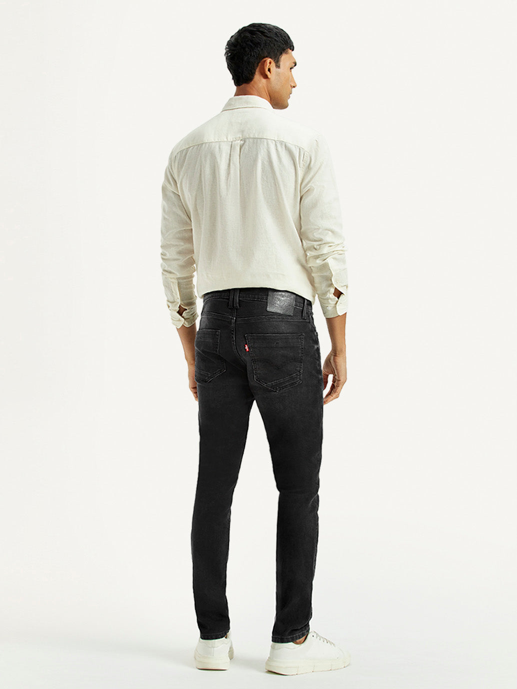 Men's 512 Black Slim Tapered Fit Mid Rise Jeans