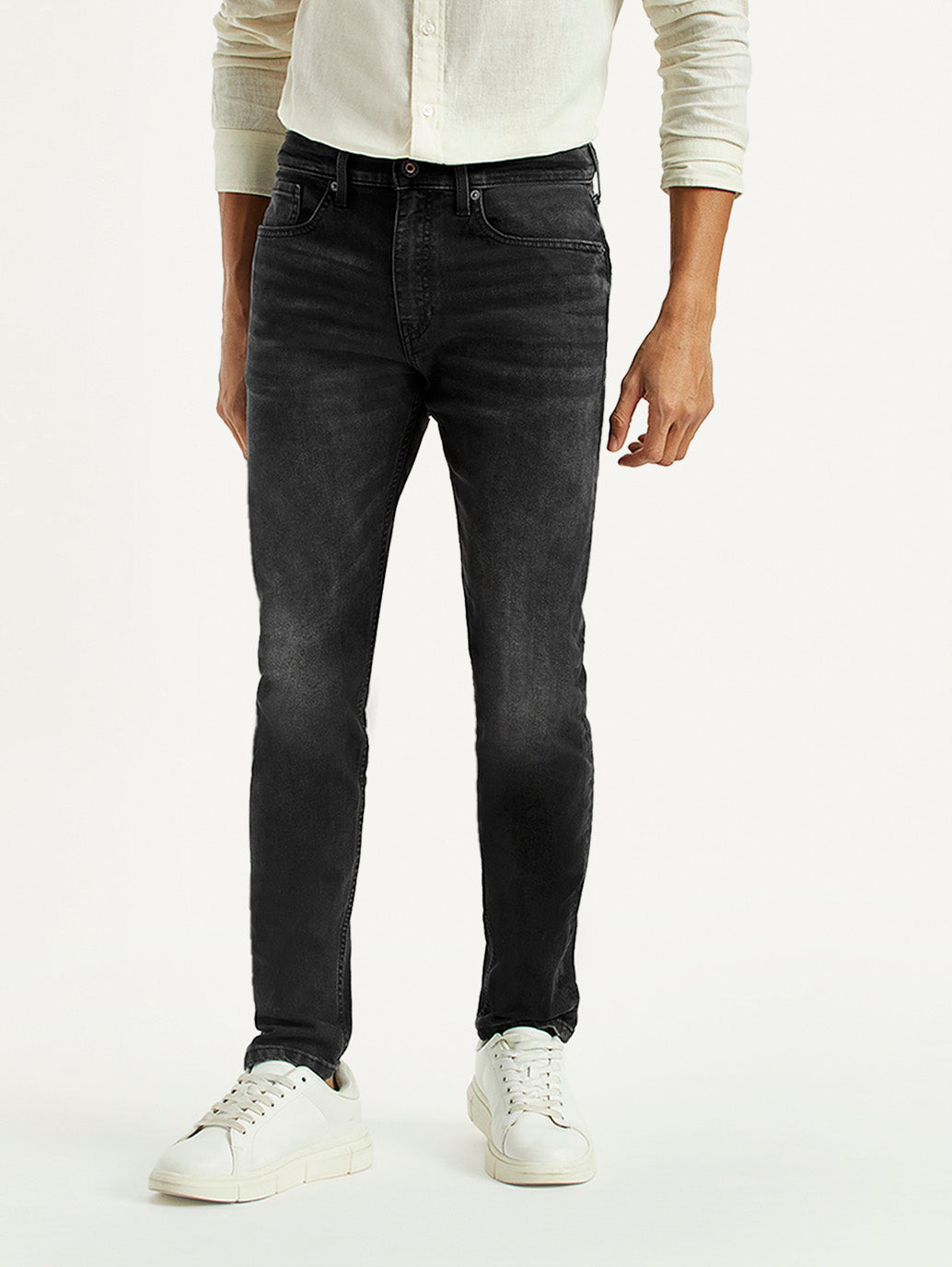 Men's 512 Black Slim Tapered Fit Mid Rise Jeans