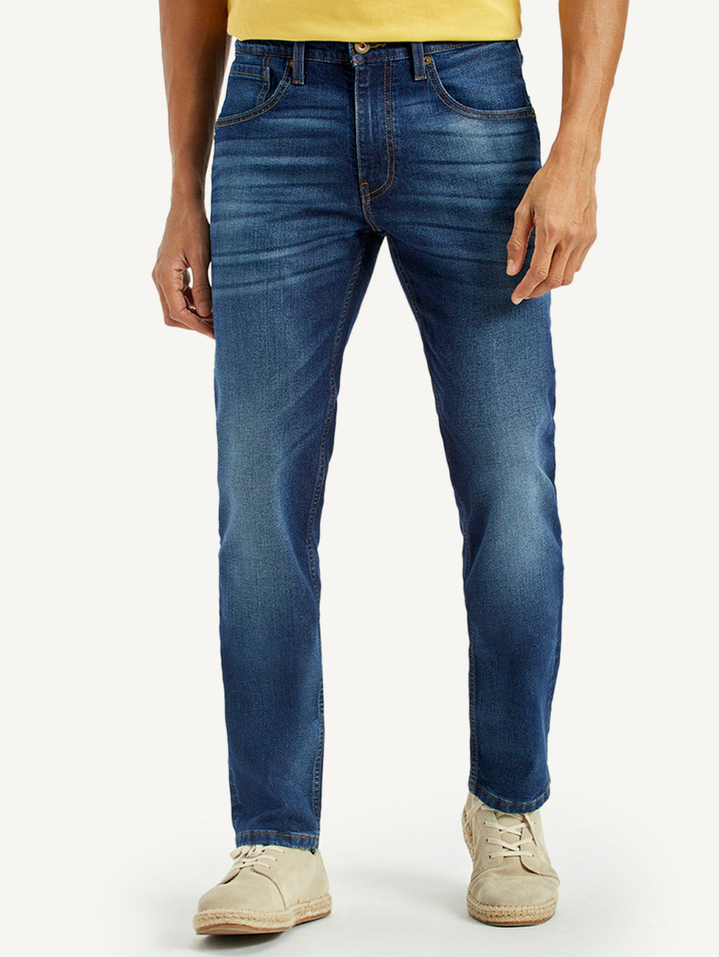 Men's 511 Indigo Slim Fit Mid Rise Jeans
