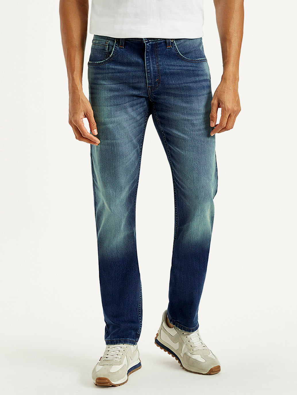 Men's Tinted 511 Med Indigo Slim Fit Mid Rise Jeans