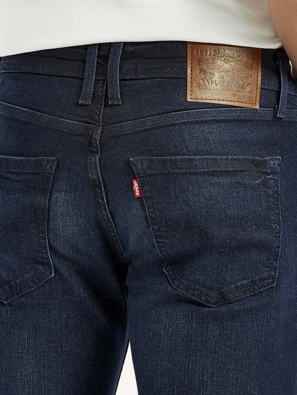 Men's 511 Dark Blue Slim Fit Mid Rise Jeans