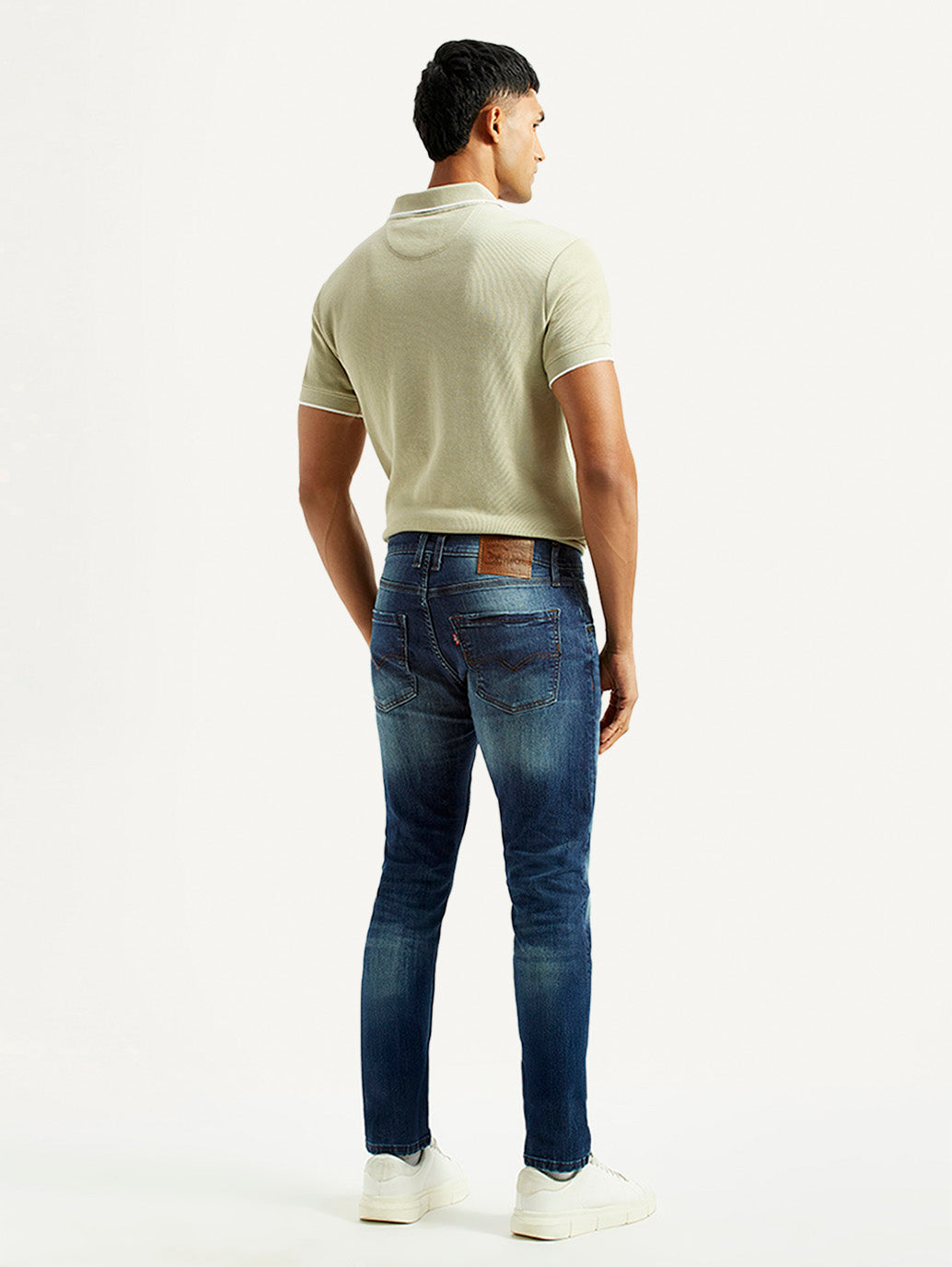 Men's 512 Blue Slim Tapered Fit Mid Rise Jeans