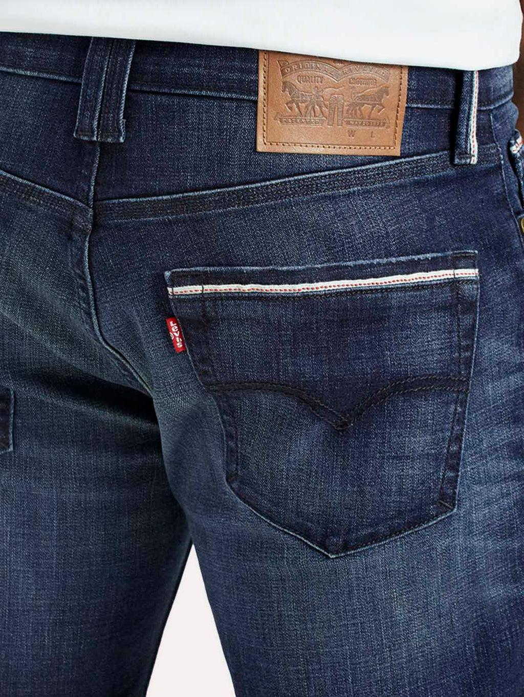 Men's 511 Dark Indigo Slim Fit Mid Rise Jeans