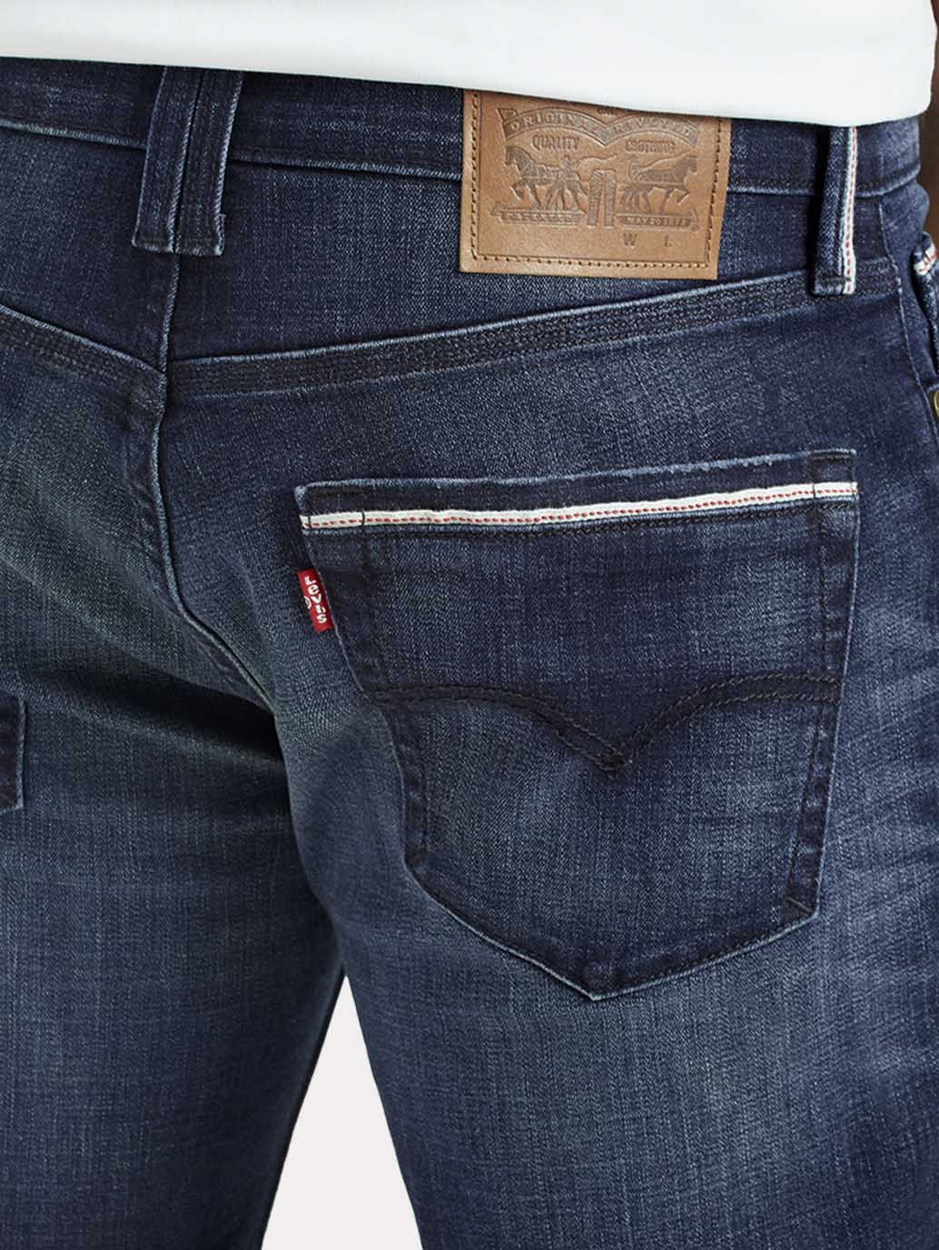 Men's 511 Dark Indigo Slim Fit Mid Rise Jeans