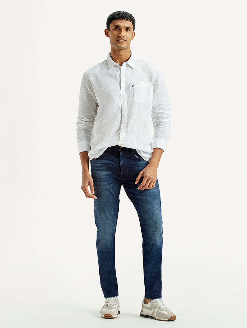 Men's 512 Dark Indigo Slim Tapered Fit Mid Rise Jeans