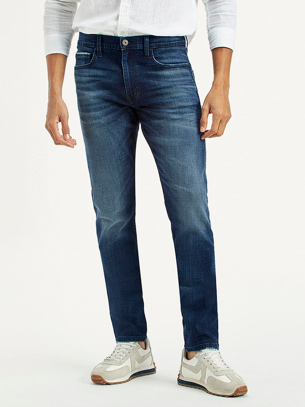 Men's 512 Dark Indigo Slim Tapered Fit Mid Rise Jeans