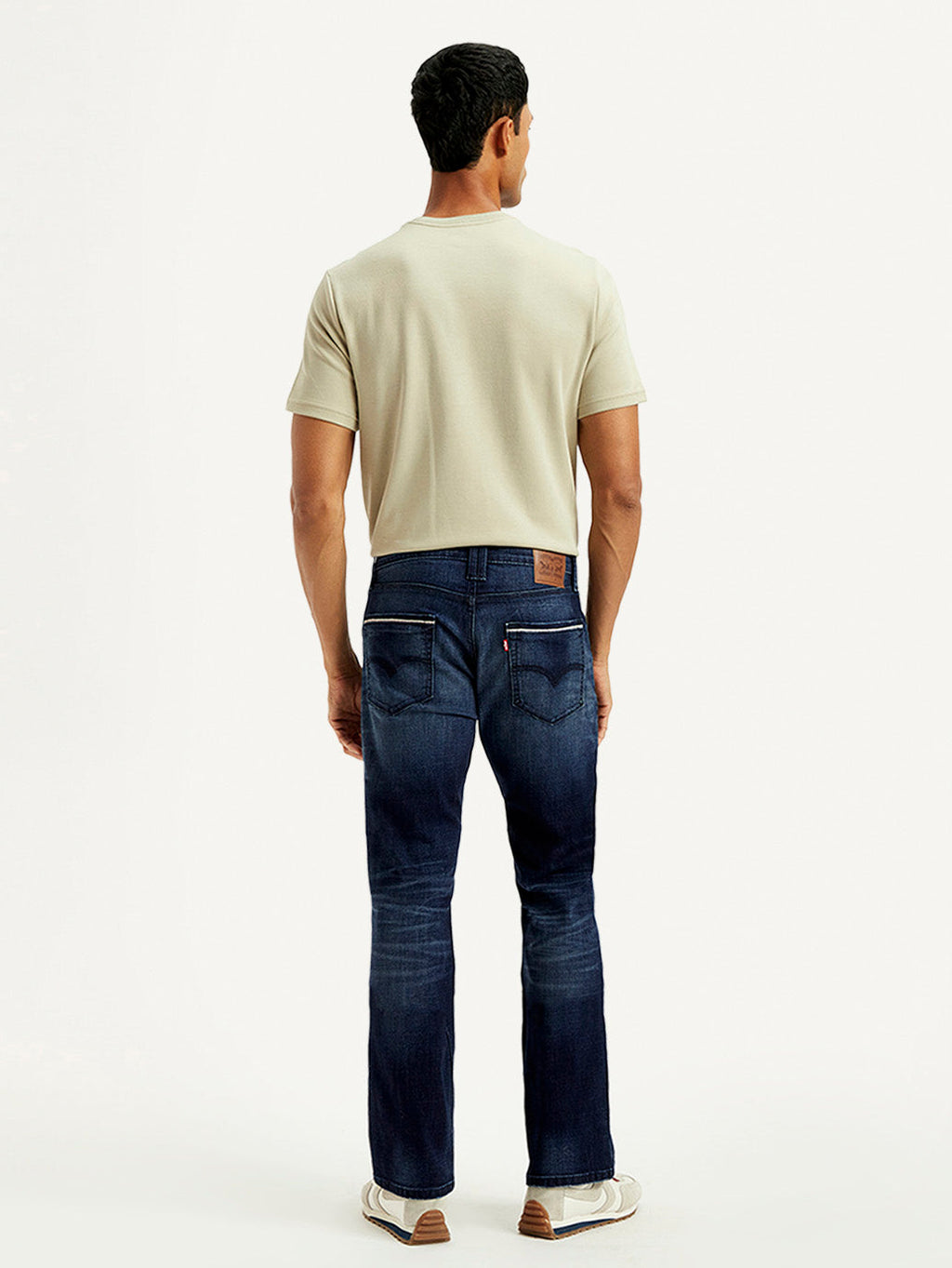 Men's 527 Blue Bootcut Fit Mid Rise Jeans