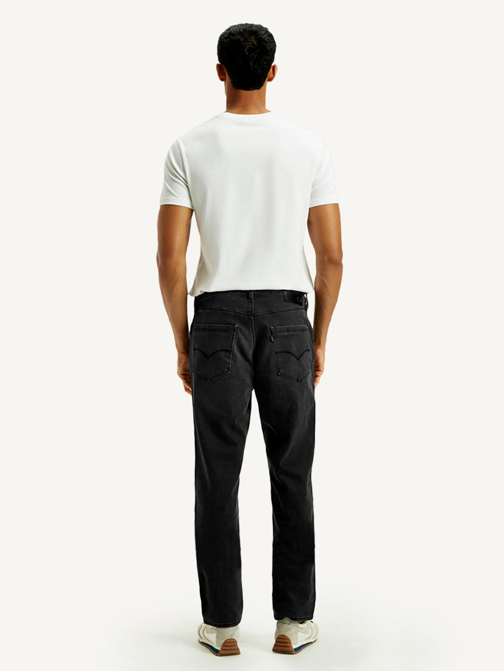 Men's Redloop 541 Black Athletic Tapered Fit Mid Rise Jeans