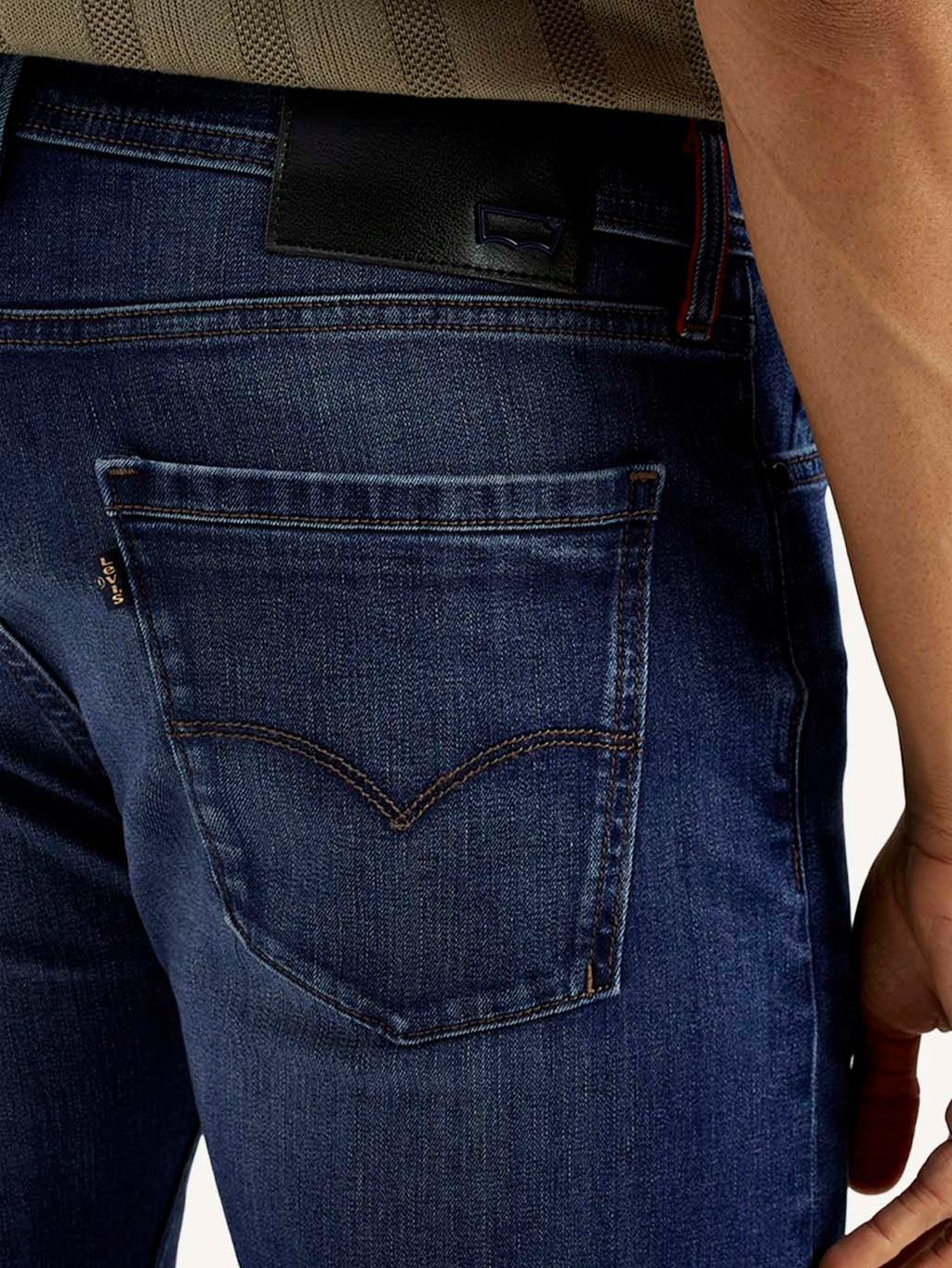 Men's Redloop 513 Light Indigo Slim Straight Fit Mid Rise Jeans