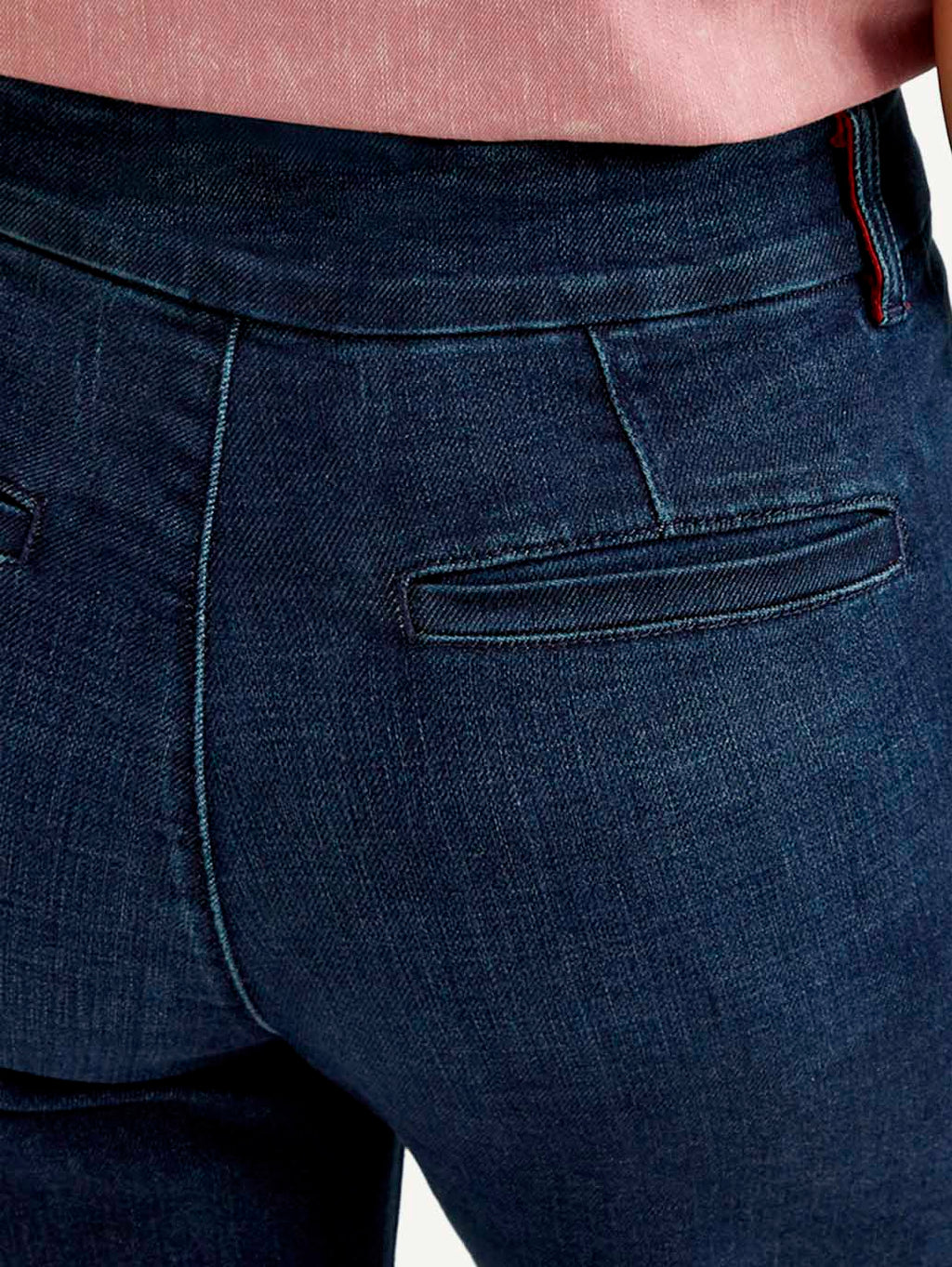 Women's Redloop Dark Indigo Mile High Wide Leg Fit High Rise Jeans