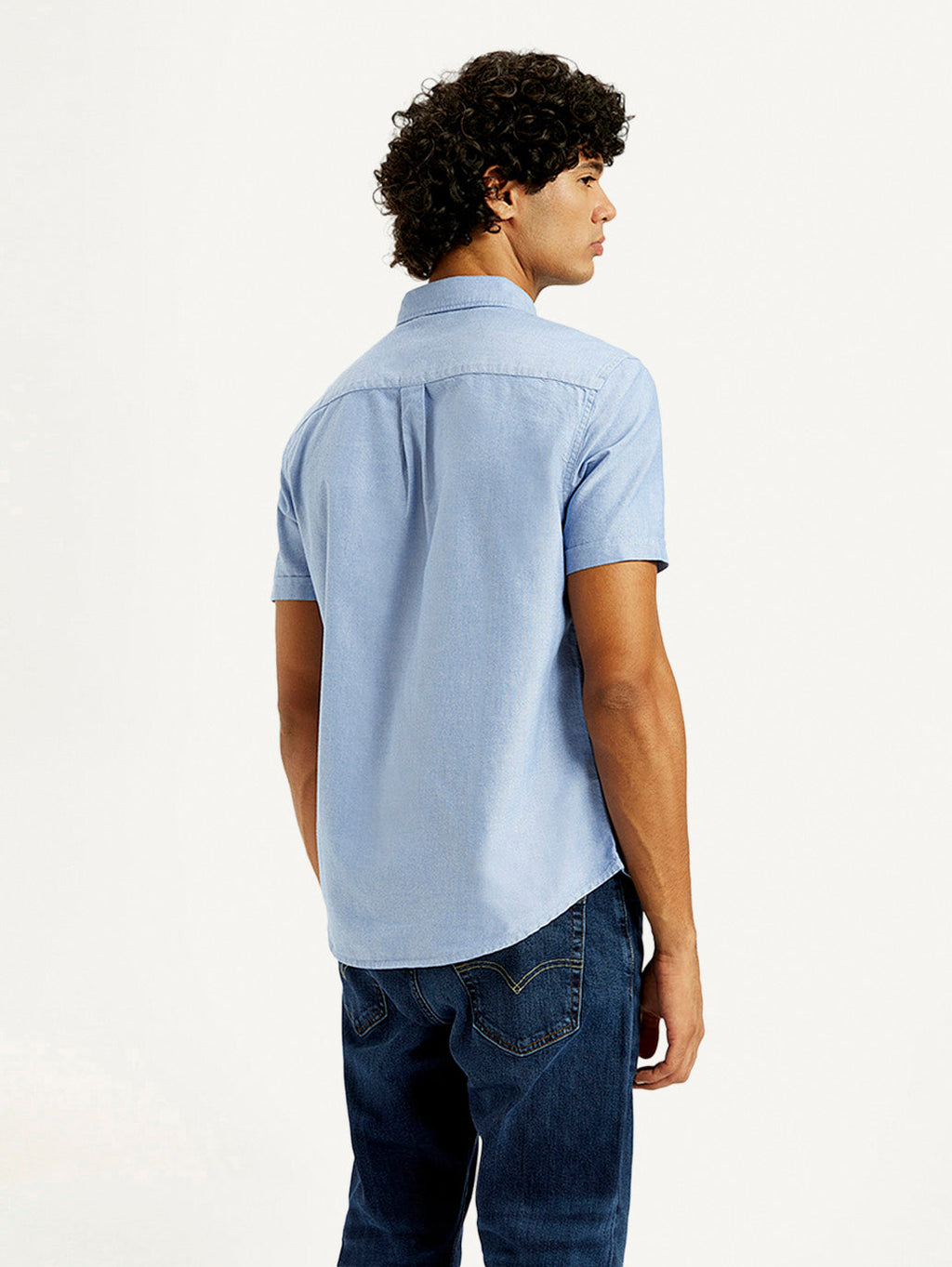 Men's Solid Slim Fit Oxford Shirt