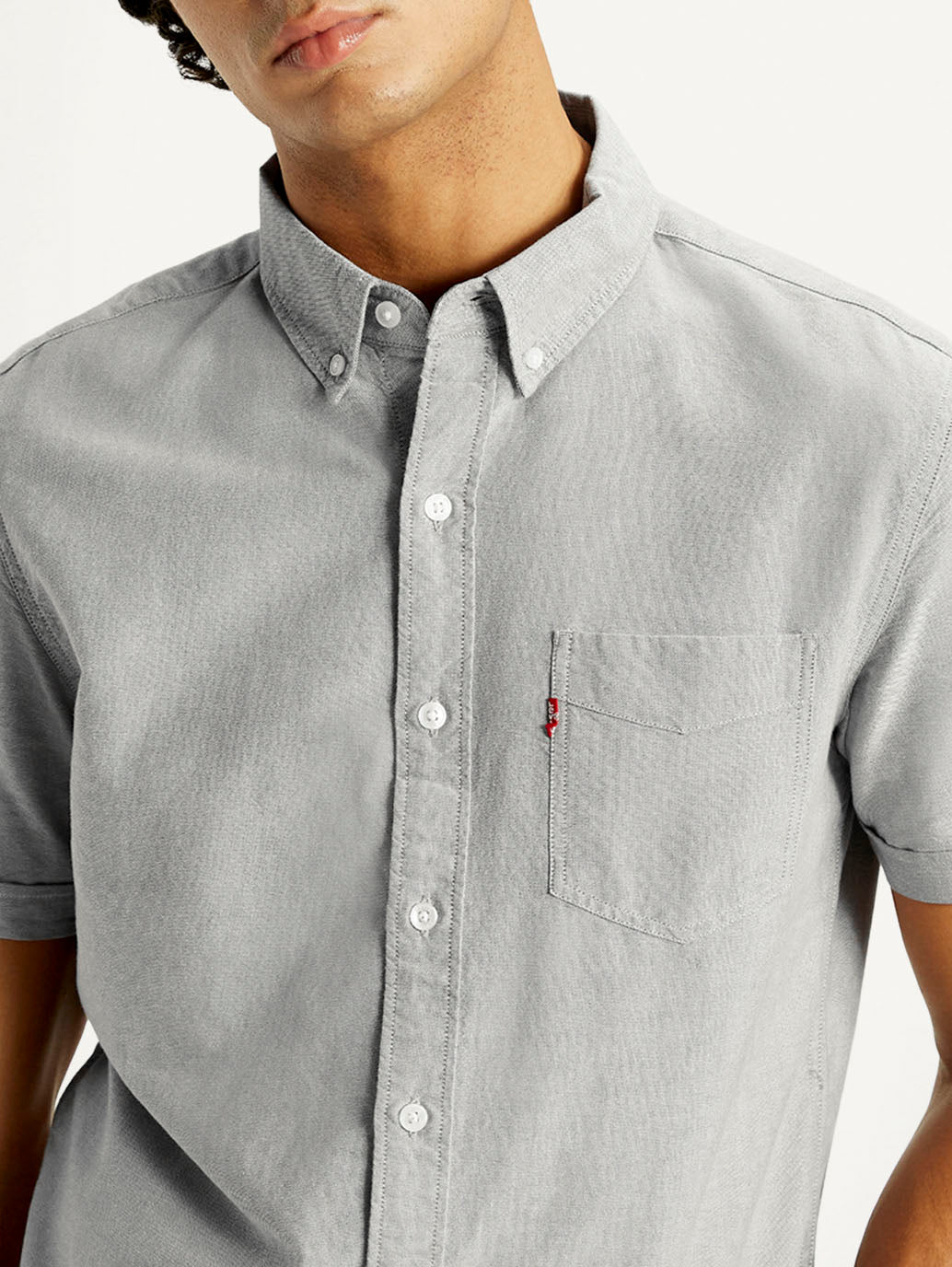 Men's Solid Slim Fit Oxford Shirt