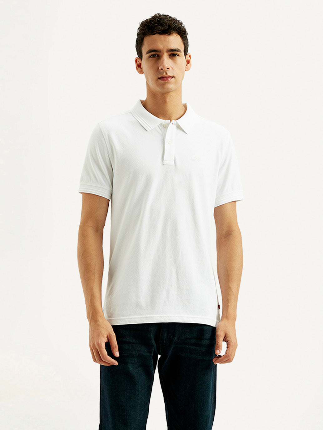 Men's Solid Slim Fit Polo T-shirt
