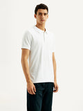 Men's Solid Slim Fit Polo T-shirt