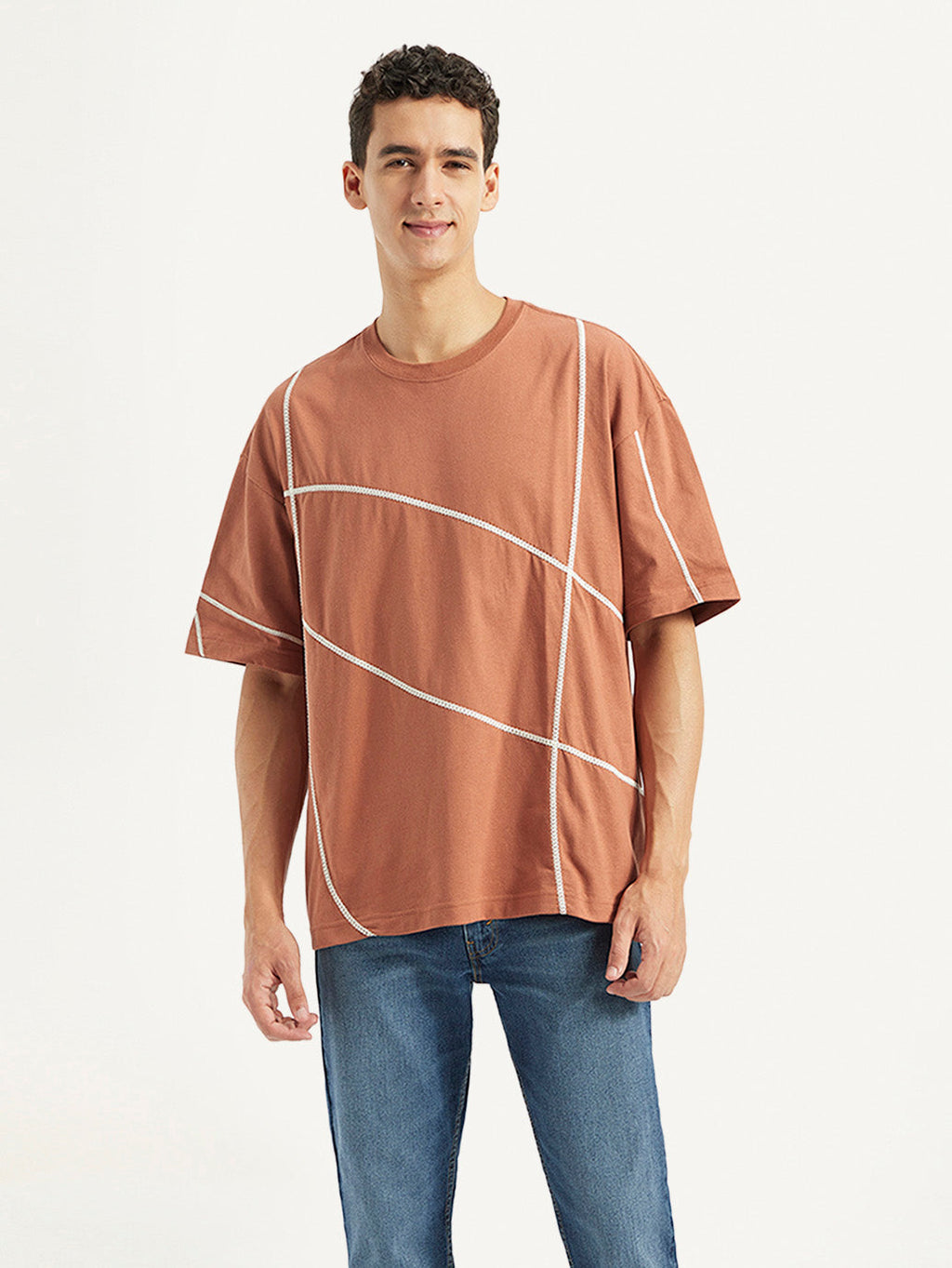 Men's Printed Loose Fit T-shirt