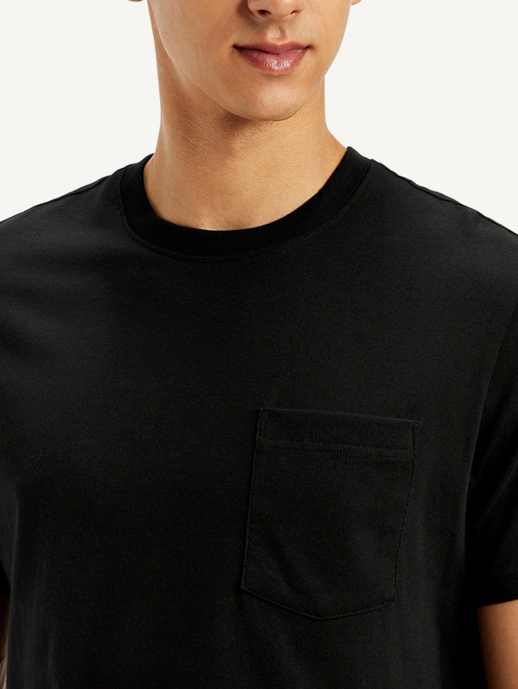 Men's Solid Round Neck T-Shirt