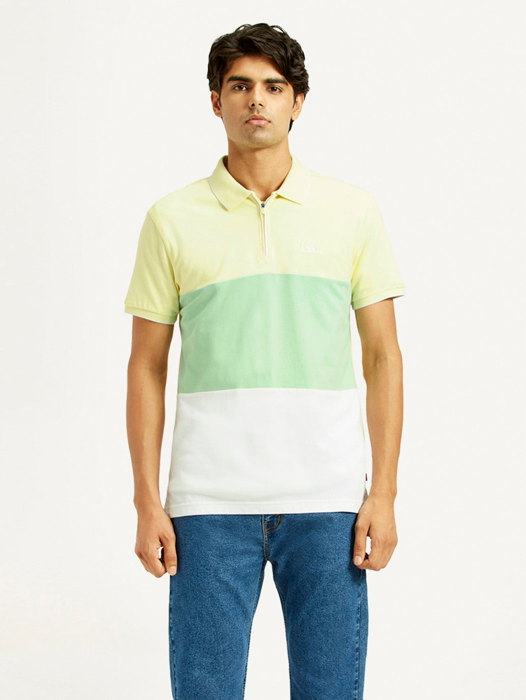 Men's Pure Cotton Slim Fit Polo T-shirt