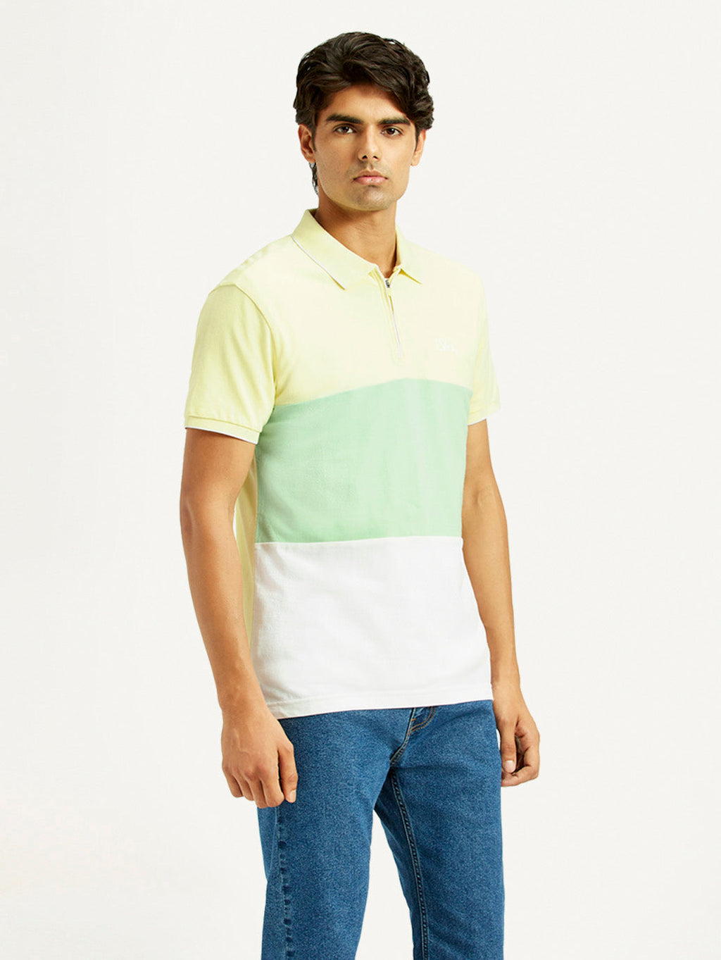 Men's Pure Cotton Slim Fit Polo T-shirt