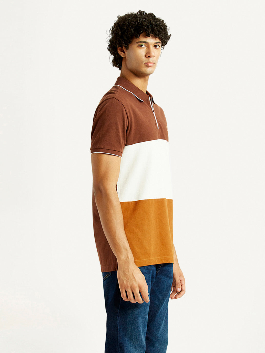 Men's Pure Cotton Slim Fit Polo T-Shirt