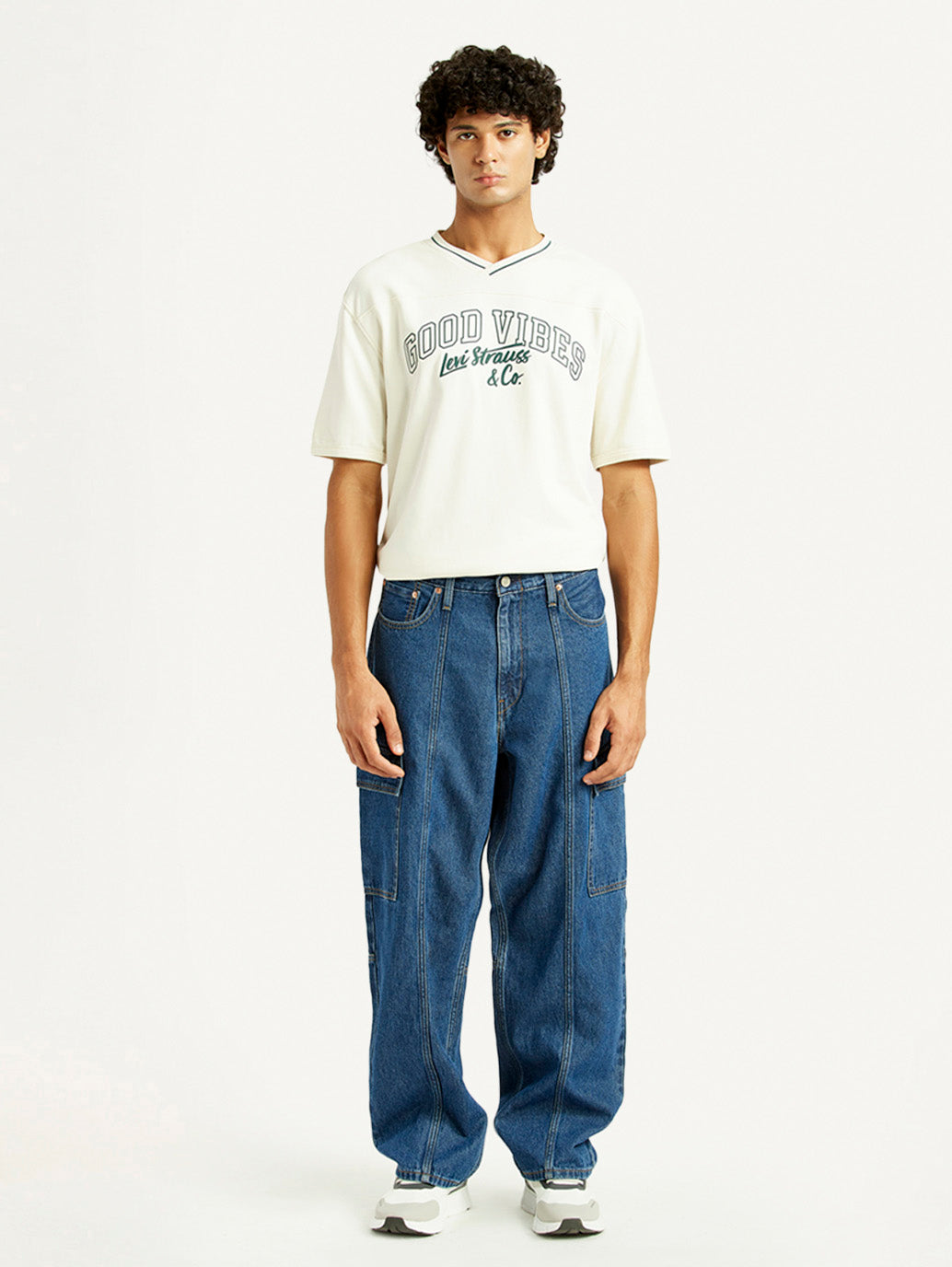 Men's 578 Mid Indigo Loose Fit Mid Rise Jeans