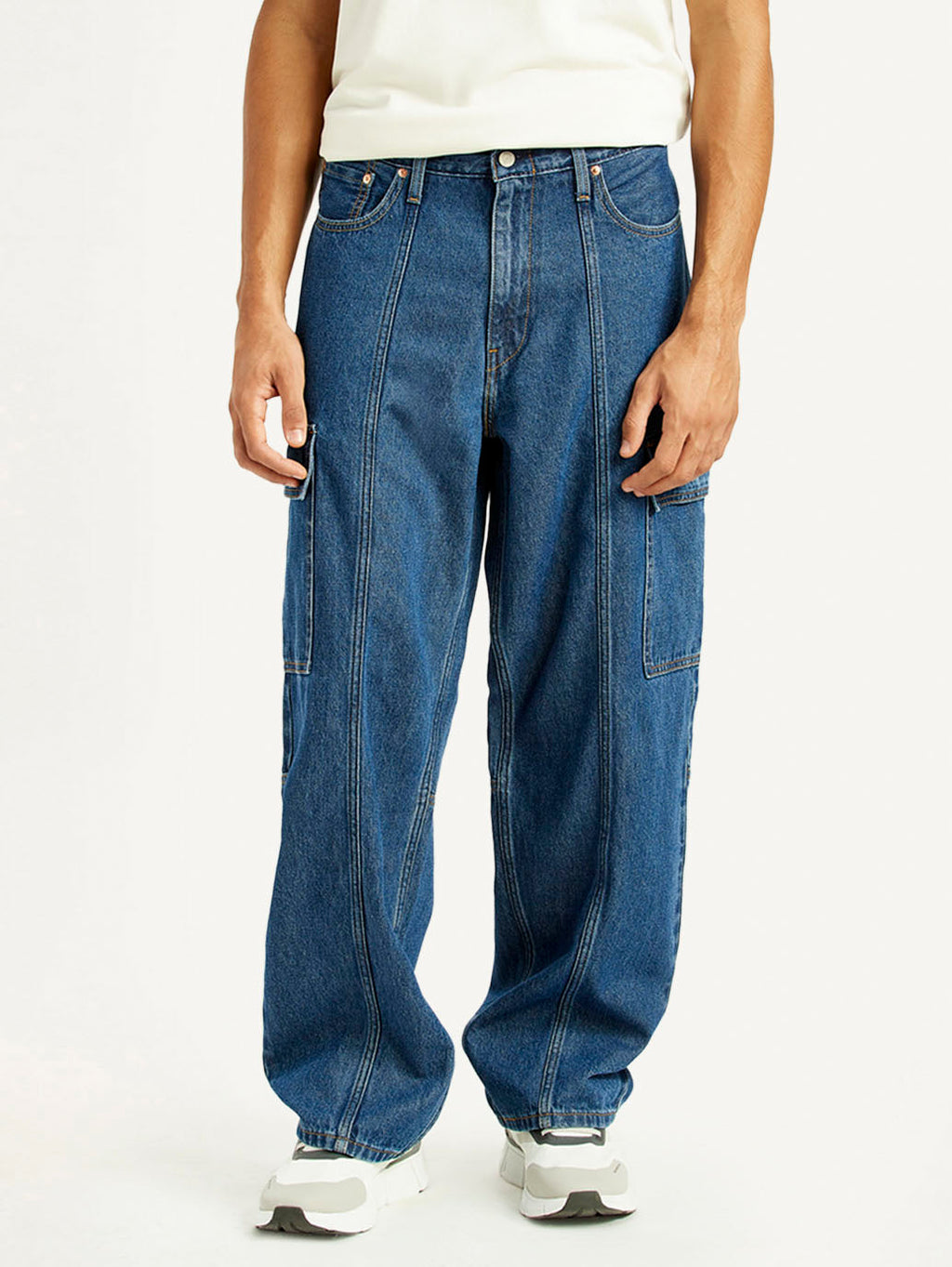 Men's 578 Mid Indigo Loose Fit Mid Rise Jeans