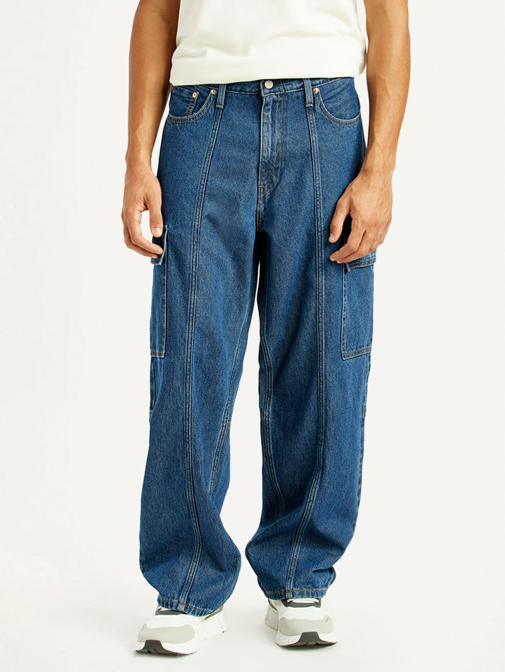 Men's 578 Mid Indigo Loose Fit Mid Rise Jeans