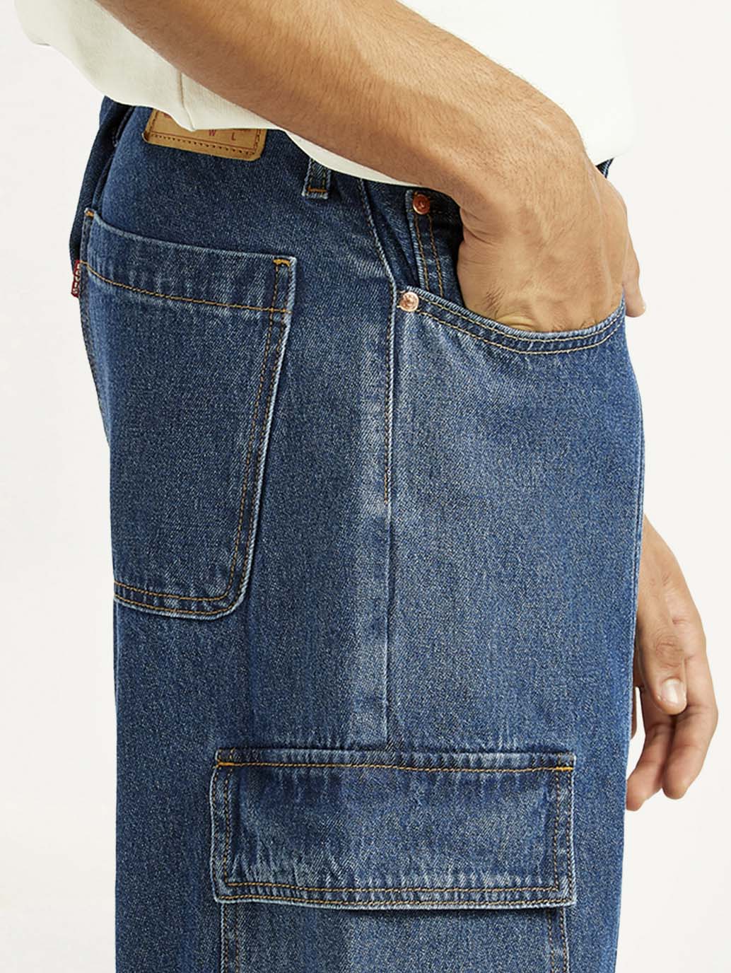 Men's 578 Mid Indigo Loose Fit Mid Rise Jeans