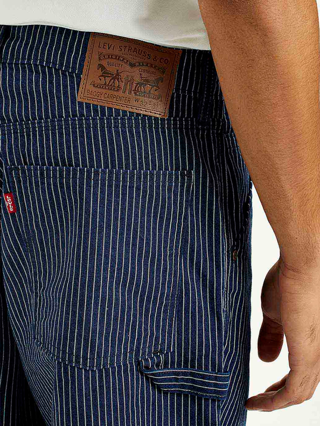 Men's 578 Dark Indigo Baggy Fit Mid Rise Carpenter Jeans