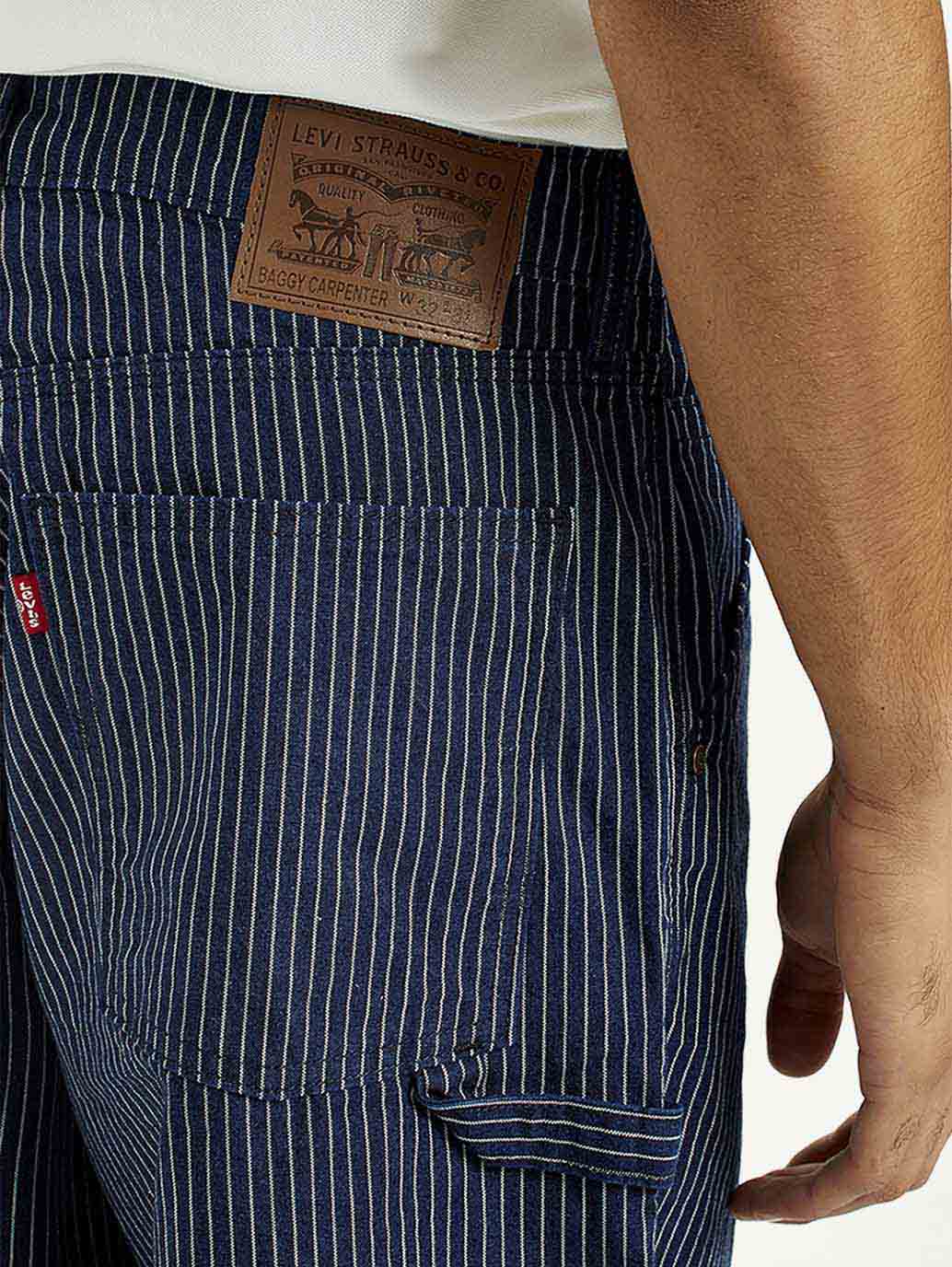Men's 578 Dark Indigo Baggy Fit Mid Rise Carpenter Jeans