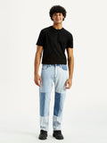Men's 505 Med Indigo Straight Fit Mid Rise Jeans