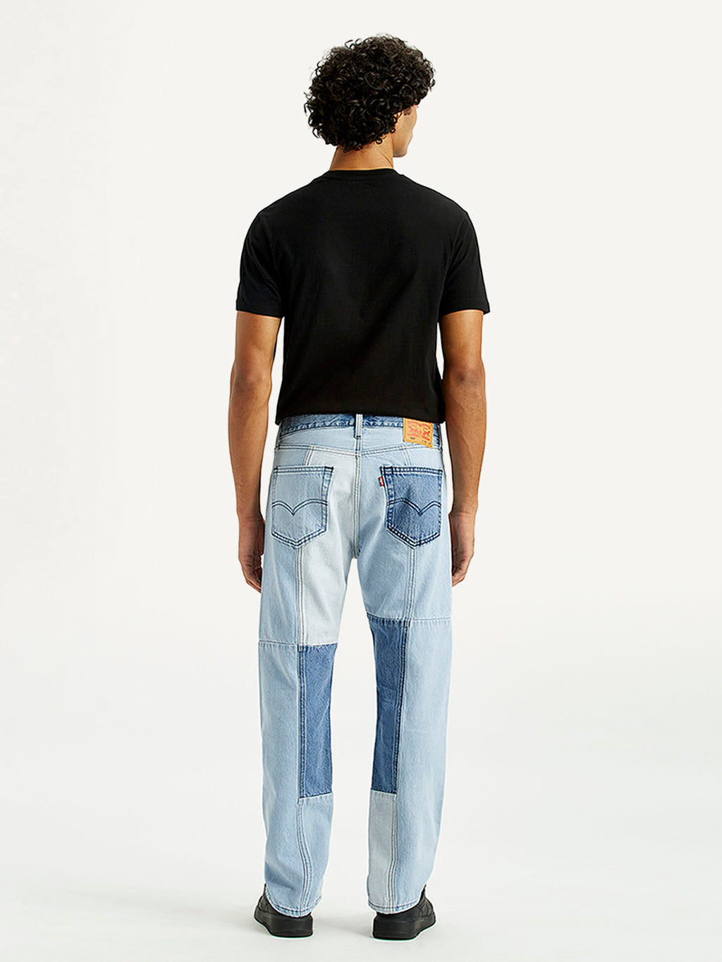 Men's 505 Med Indigo Straight Fit Mid Rise Jeans