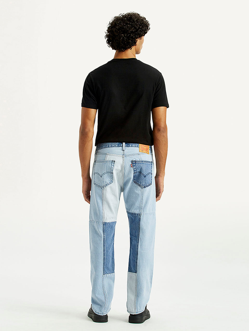 Men's 505 Med Indigo Straight Fit Mid Rise Jeans