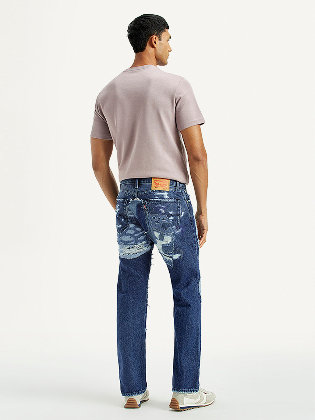 Men's 505 Mid Indigo Straight Fit Mid Rise Jeans