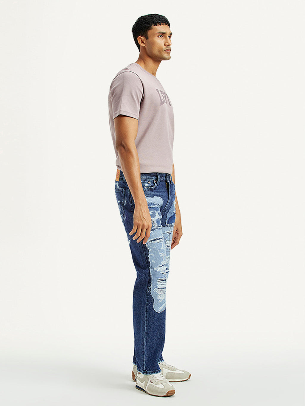 Men's 505 Mid Indigo Straight Fit Mid Rise Jeans